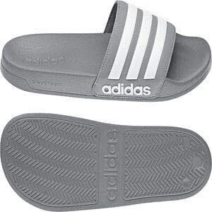 Adidas Badepantoletten durchgehe ADILETTE SHOWER,GRETHR/FTWWHT/