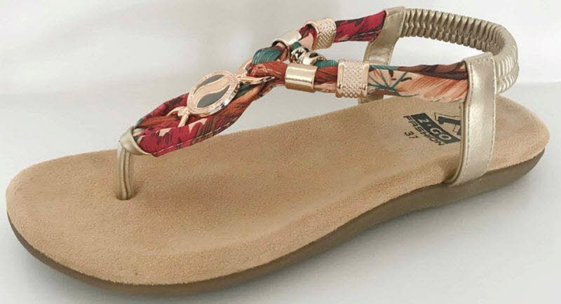 2Go Fashion Zehentrenner Sandale