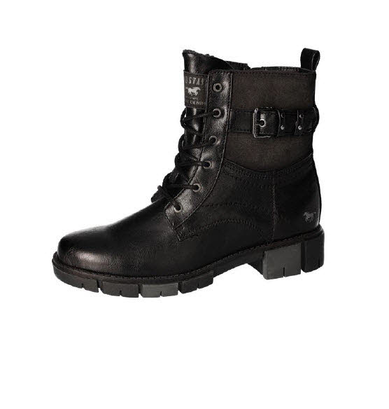 Mustang Da Schnürstiefel WF flach