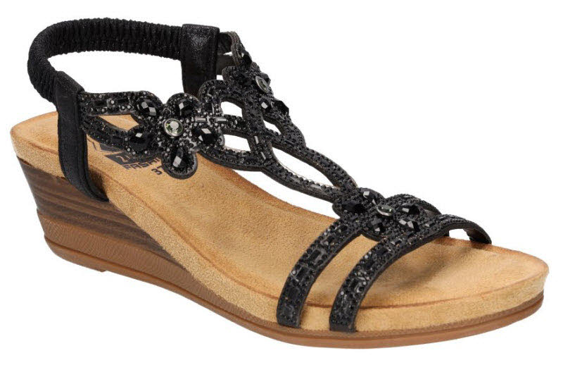 2Go Fashion 333_D. Sandale Hochf Damen Sandalen