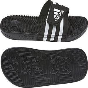 Adidas Badepantoletten durchgehe ADISSAGE,CBLACK/FTWWHT/CBLACK