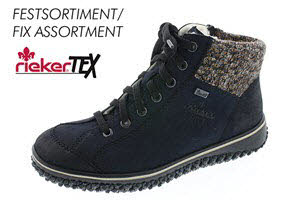 Rieker Da Schnürstiefel WF flach HWK Damen Stiefel