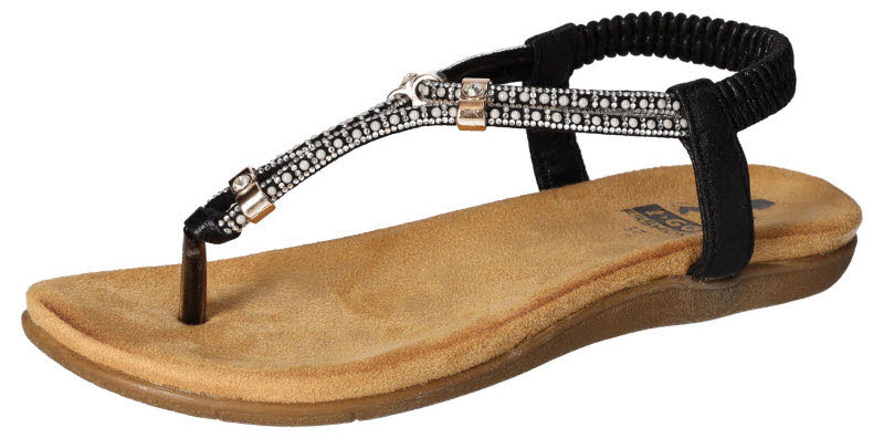 2Go Fashion Zehentrenner Sandale Damen Sandalen