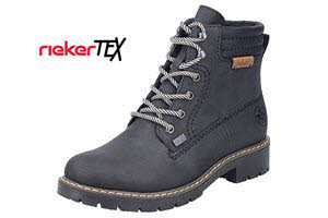 Rieker Da Schnürstiefel WF flach HWK Damen Stiefel