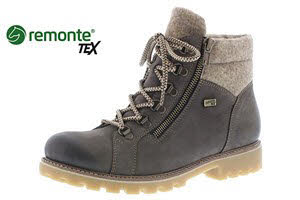 Remonte Da Schnürstiefel WF flach