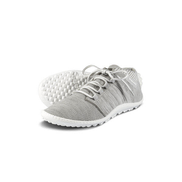 Leguano Herren Barfußschuhe beat silbergrau
